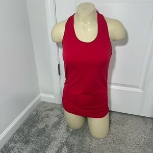 Athleta Women’s Speedlight Seamless Racerback Tank Top Red sz: XS